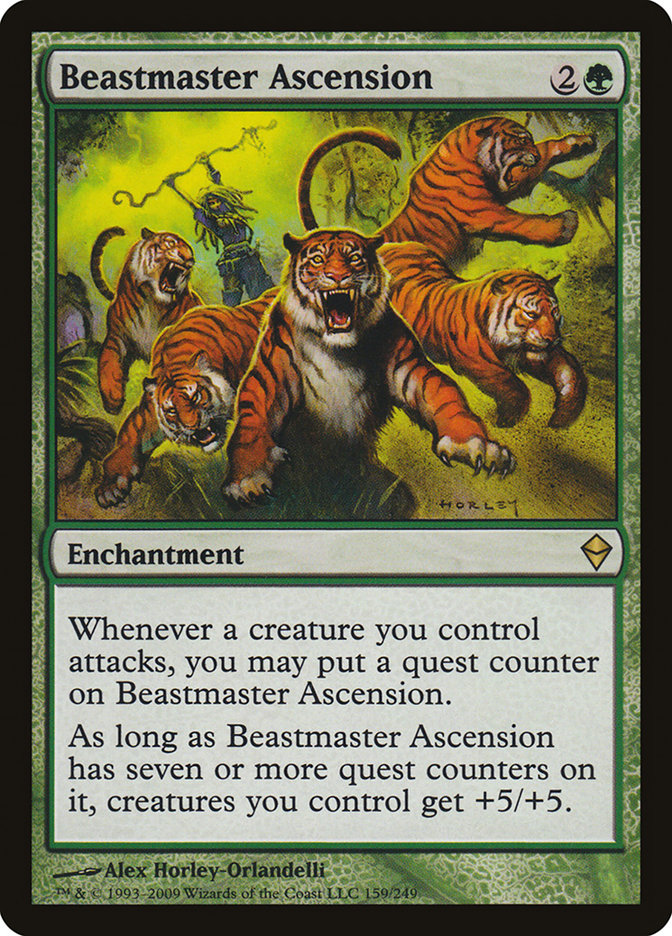 Beastmaster Ascension [Zendikar] | Gaming Infinity