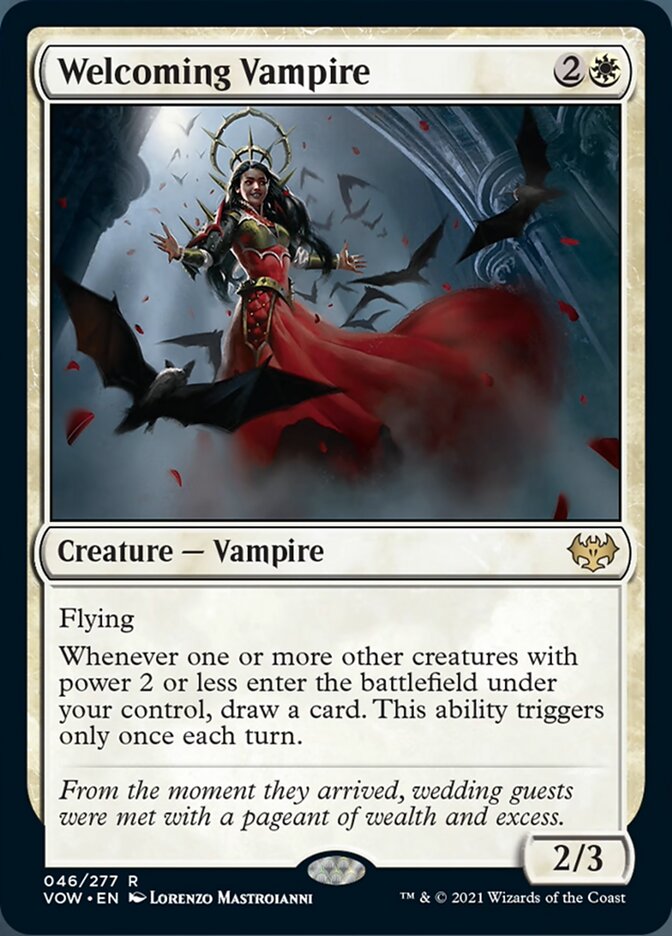 Welcoming Vampire [Innistrad: Crimson Vow] | Gaming Infinity