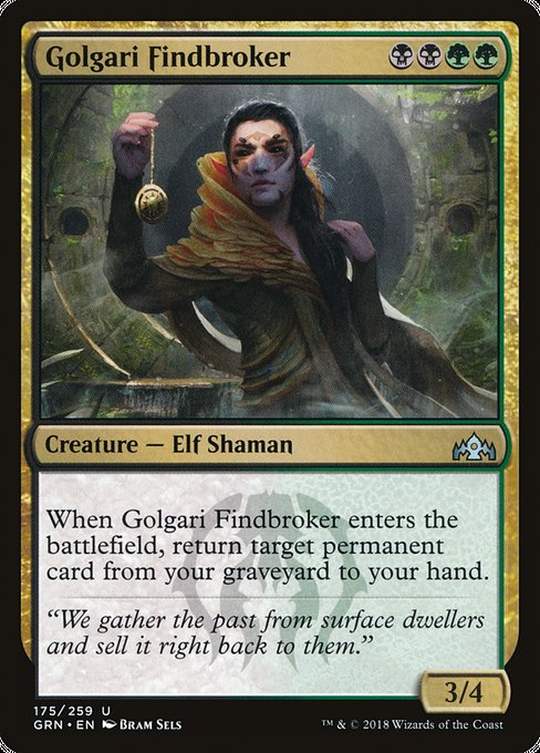 Golgari Findbroker [Guilds of Ravnica] | Gaming Infinity