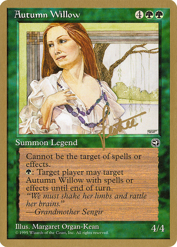 Autumn Willow (Bertrand Lestree) [Pro Tour Collector Set] | Gaming Infinity