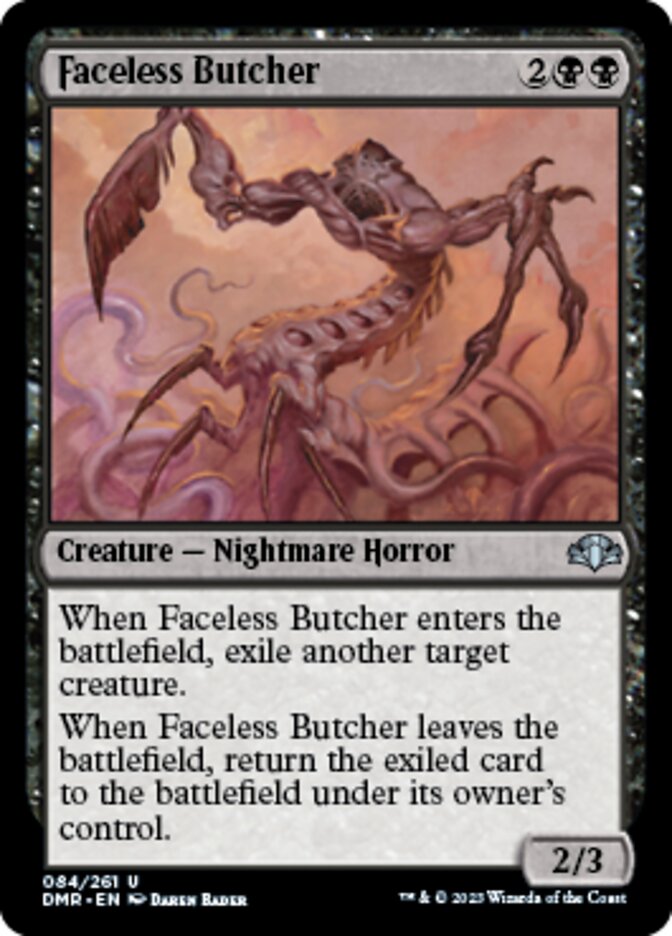 Faceless Butcher [Dominaria Remastered] | Gaming Infinity