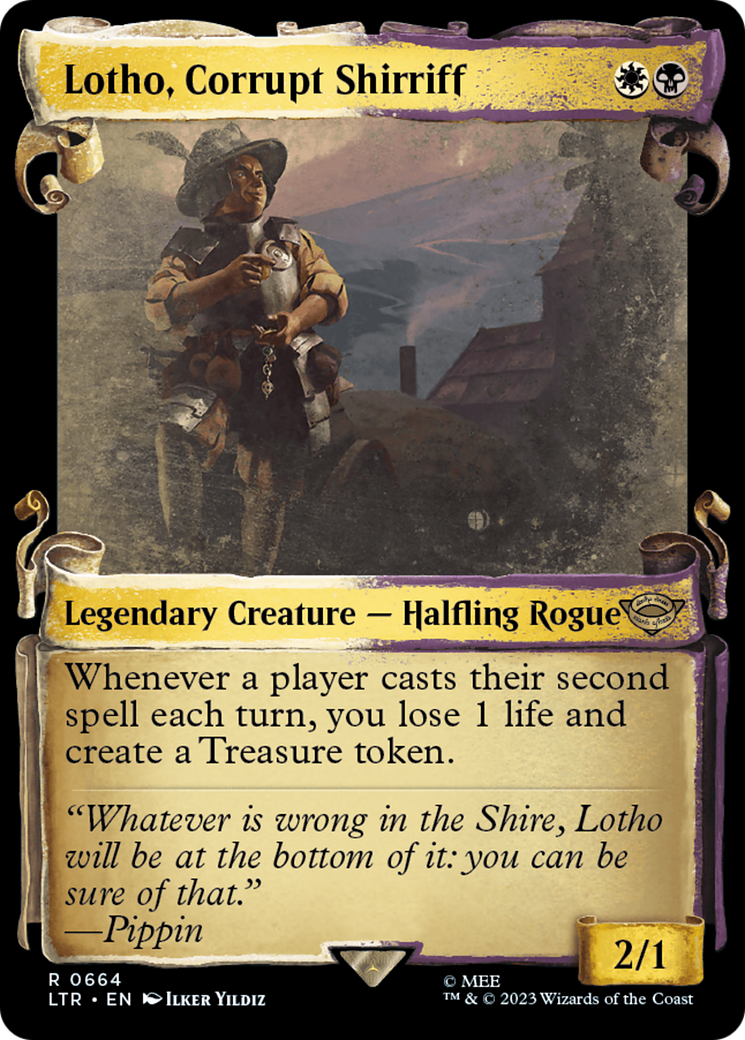 Lotho, Corrupt Shirriff [The Lord of the Rings: Tales of Middle-Earth Showcase Scrolls] | Gaming Infinity