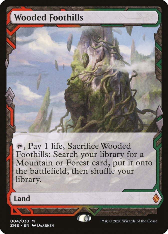 Wooded Foothills [Zendikar Rising Expeditions] | Gaming Infinity