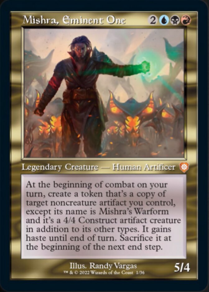 Mishra, Eminent One (001) (Retro) [The Brothers' War Commander] | Gaming Infinity