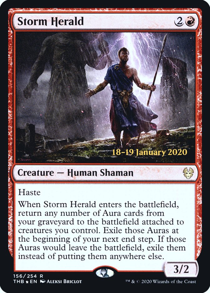 Storm Herald [Theros Beyond Death Prerelease Promos] | Gaming Infinity