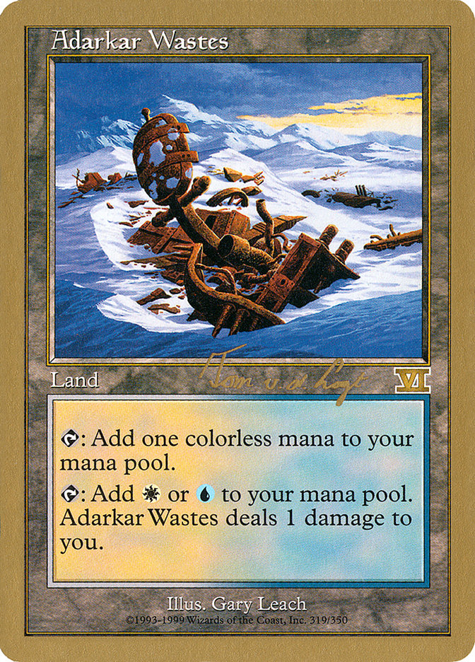 Adarkar Wastes (Tom van de Logt) [World Championship Decks 2000] | Gaming Infinity