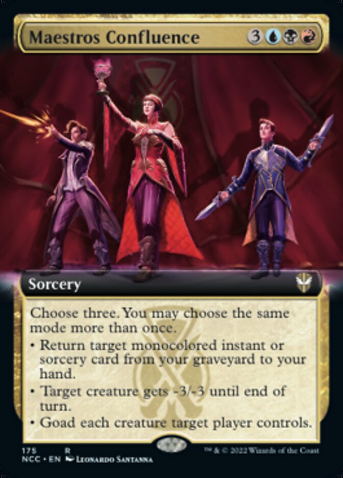 Maestros Confluence (Extended Art) [Streets of New Capenna Commander] | Gaming Infinity