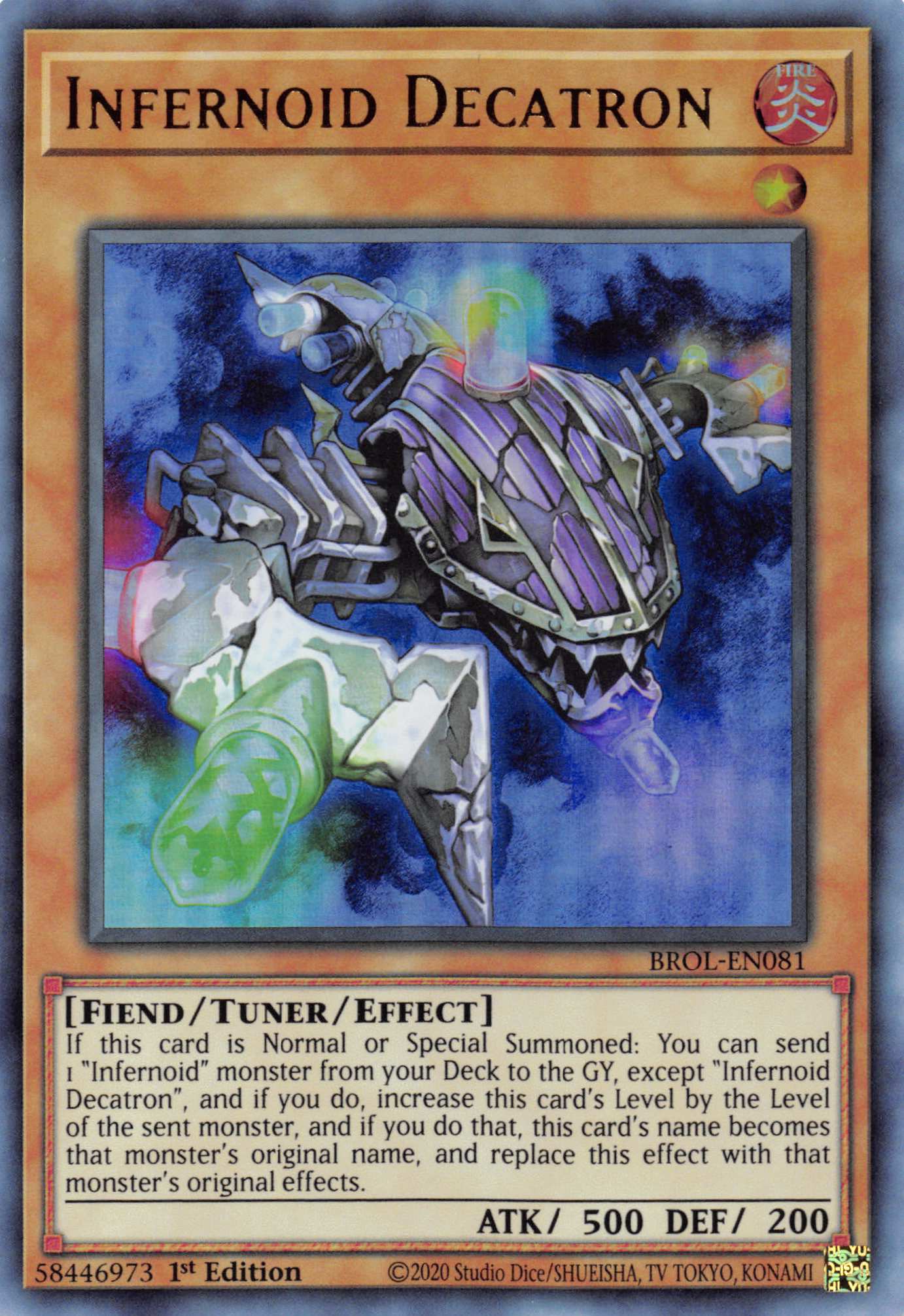 Infernoid Decatron [BROL-EN081] Ultra Rare | Gaming Infinity