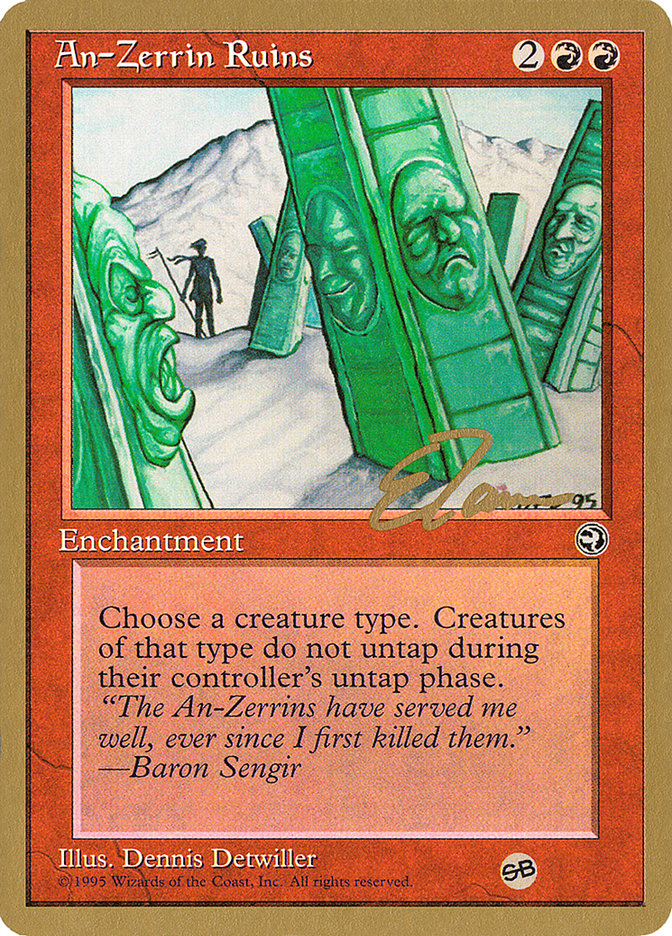 An-Zerrin Ruins (Eric Tam) (SB) [Pro Tour Collector Set] | Gaming Infinity