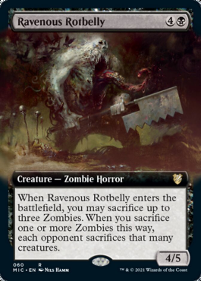 Ravenous Rotbelly (Extended) [Innistrad: Midnight Hunt Commander] | Gaming Infinity