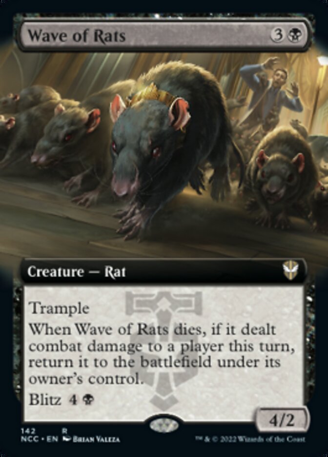 Wave of Rats (Extended Art) [Streets of New Capenna Commander] | Gaming Infinity