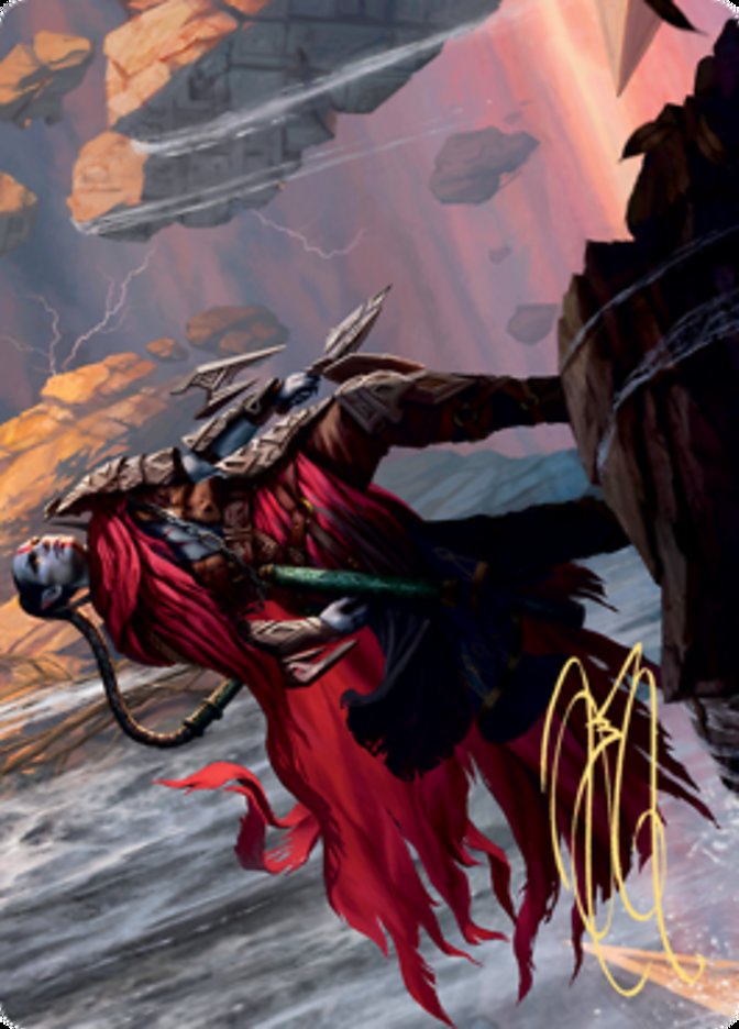Anowon, the Ruin Thief Art Card (Gold-Stamped Signature) [Zendikar Rising Art Series] | Gaming Infinity