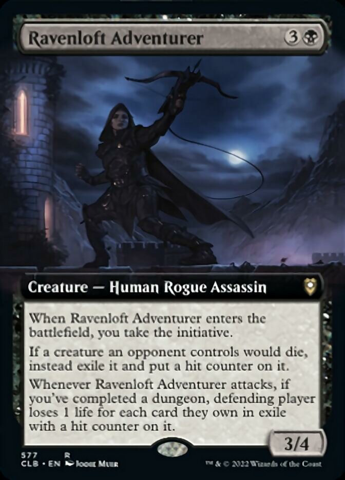 Ravenloft Adventurer (Extended Art) [Commander Legends: Battle for Baldur's Gate] | Gaming Infinity