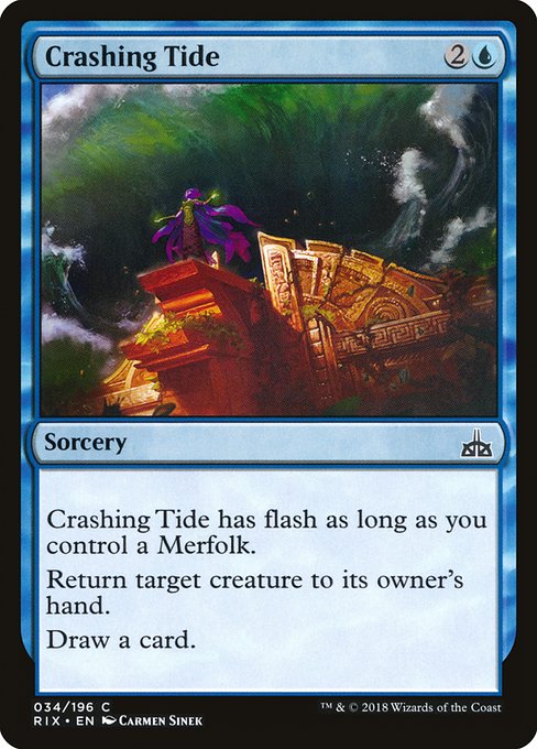 Crashing Tide [Rivals of Ixalan] | Gaming Infinity