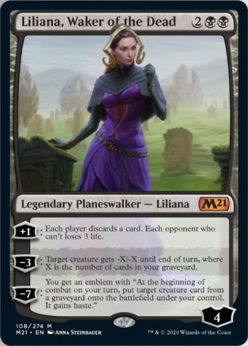 Liliana, Waker of the Dead [Core Set 2021] | Gaming Infinity