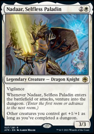 Nadaar, Selfless Paladin (Promo Pack) [Dungeons & Dragons: Adventures in the Forgotten Realms Promos] | Gaming Infinity