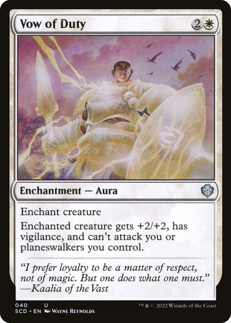 Vow of Duty [Starter Commander Decks] | Gaming Infinity