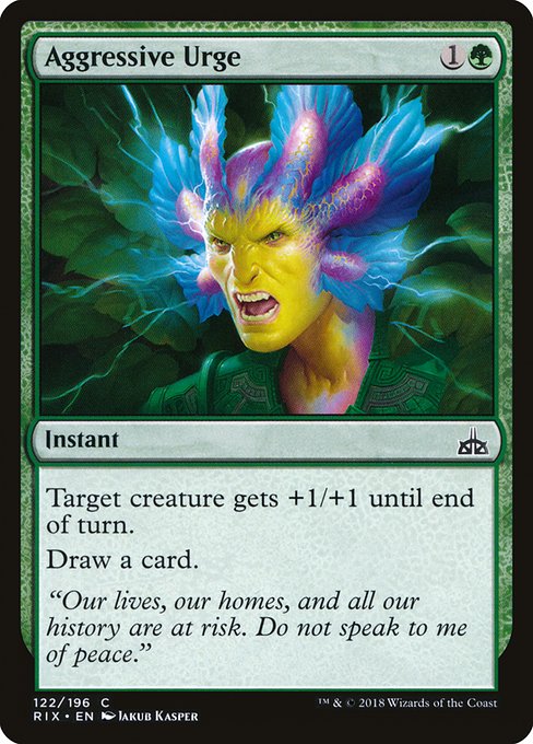 Aggressive Urge [Rivals of Ixalan] | Gaming Infinity