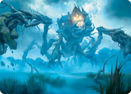 Creeping Inn Art Card [Innistrad: Midnight Hunt Art Series] | Gaming Infinity