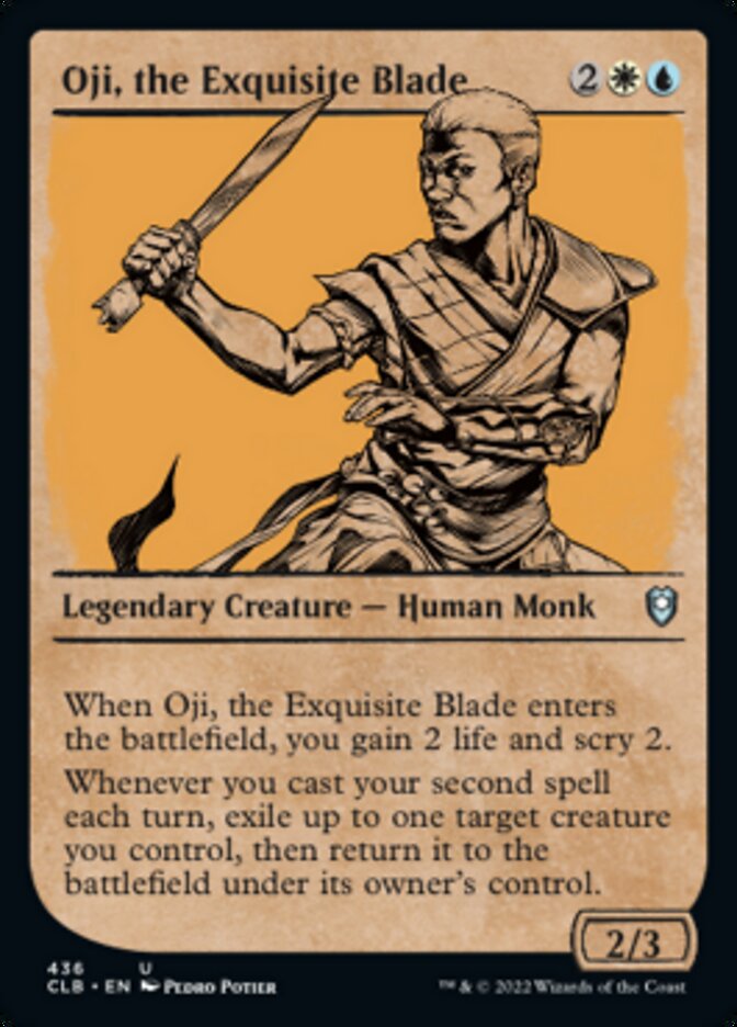 Oji, the Exquisite Blade (Showcase) [Commander Legends: Battle for Baldur's Gate] | Gaming Infinity