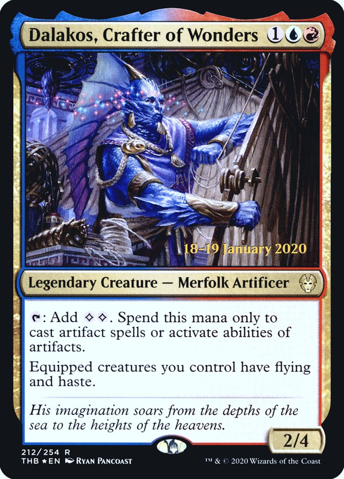 Dalakos, Crafter of Wonders [Theros Beyond Death Prerelease Promos] | Gaming Infinity