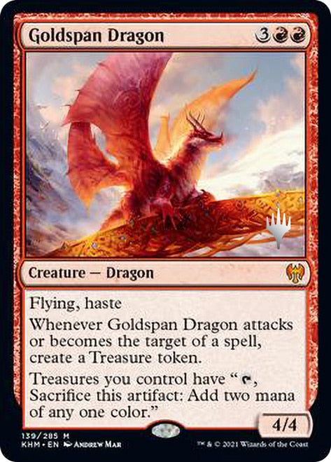 Goldspan Dragon [Kaldheim Promo Pack] | Gaming Infinity