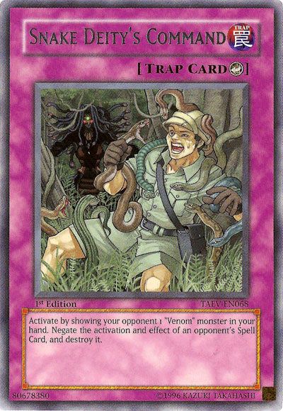 Snake Deity's Command [TAEV-EN068] Rare | Gaming Infinity