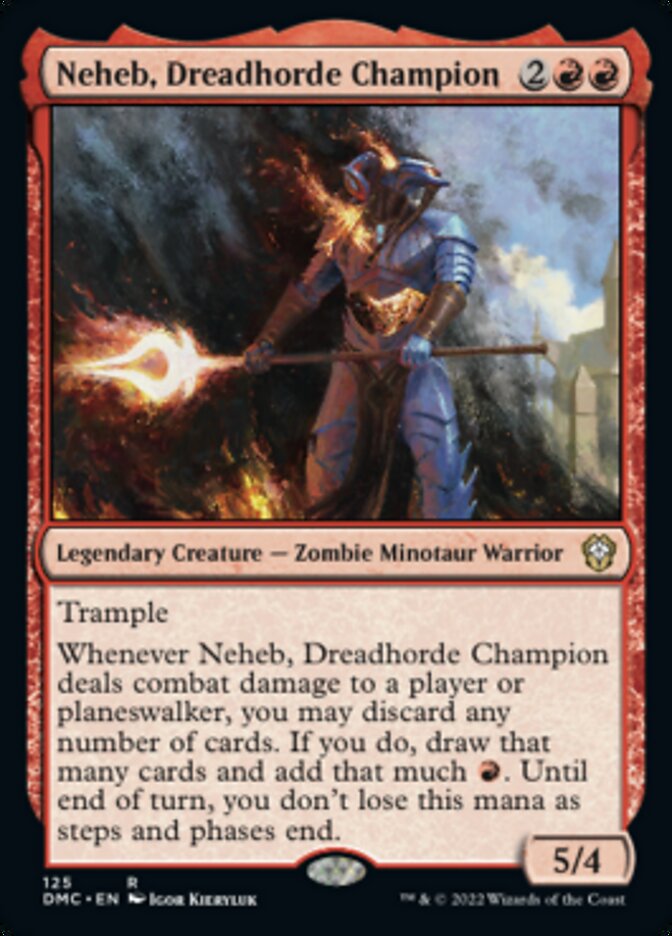 Neheb, Dreadhorde Champion [Dominaria United Commander] | Gaming Infinity