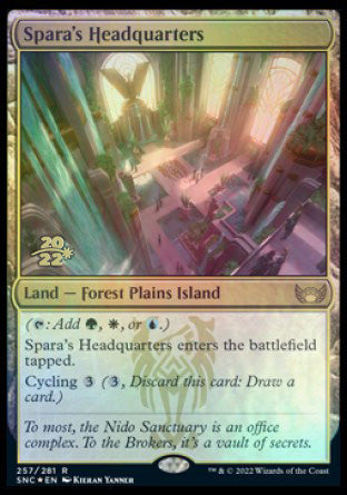 Spara's Headquarters [Streets of New Capenna Prerelease Promos] | Gaming Infinity