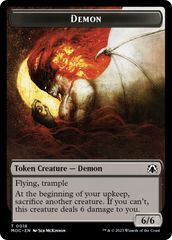 Angel (3) // Demon Double-Sided Token [March of the Machine Commander Tokens] | Gaming Infinity