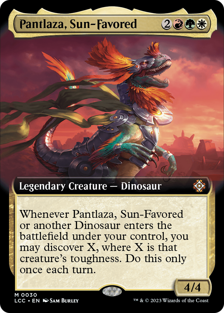 Pantlaza, Sun-Favored (Extended Art) [The Lost Caverns of Ixalan Commander] | Gaming Infinity