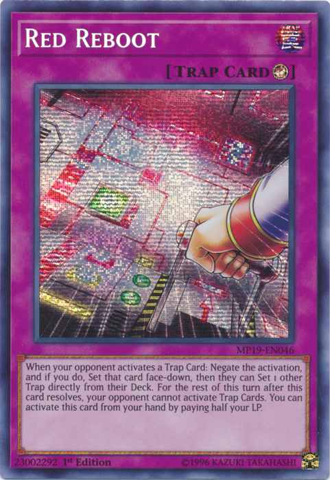 Red Reboot [MP19-EN046] Prismatic Secret Rare | Gaming Infinity