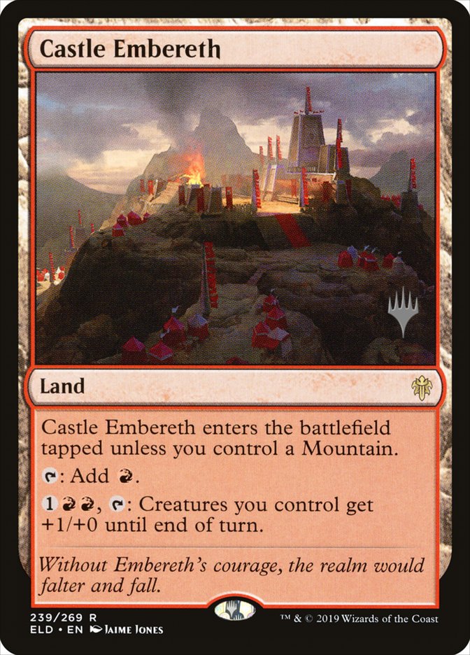 Castle Embereth (Promo Pack) [Throne of Eldraine Promos] | Gaming Infinity