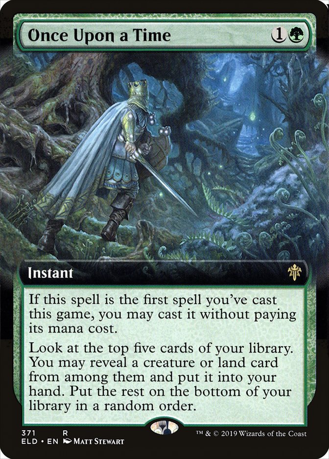 Once Upon a Time (Extended Art) [Throne of Eldraine] | Gaming Infinity