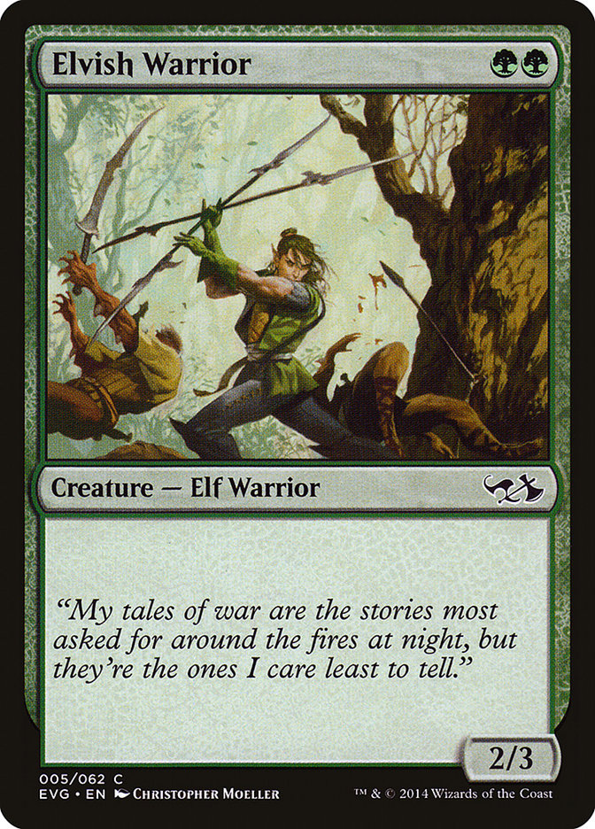 Elvish Warrior (Elves vs. Goblins) [Duel Decks Anthology] | Gaming Infinity