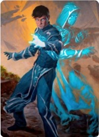 Jace, Mirror Mage 1 Art Card [Zendikar Rising Art Series] | Gaming Infinity