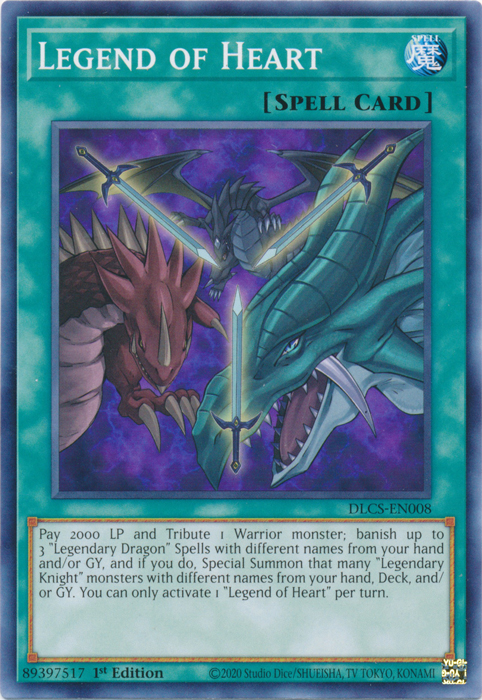 Legend of Heart [DLCS-EN008] Common | Gaming Infinity