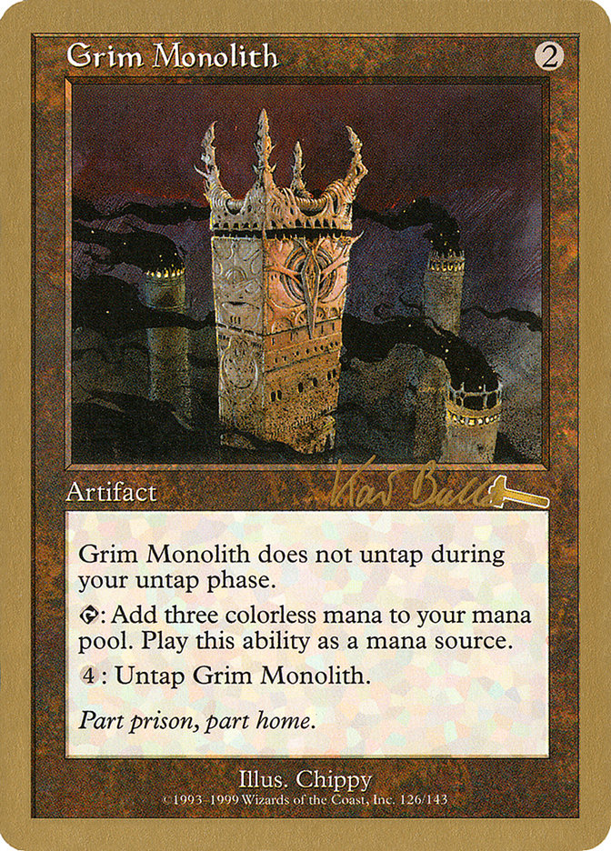 Grim Monolith (Kai Budde) [World Championship Decks 1999] | Gaming Infinity
