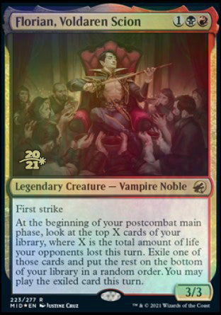 Florian, Voldaren Scion [Innistrad: Midnight Hunt Prerelease Promos] | Gaming Infinity