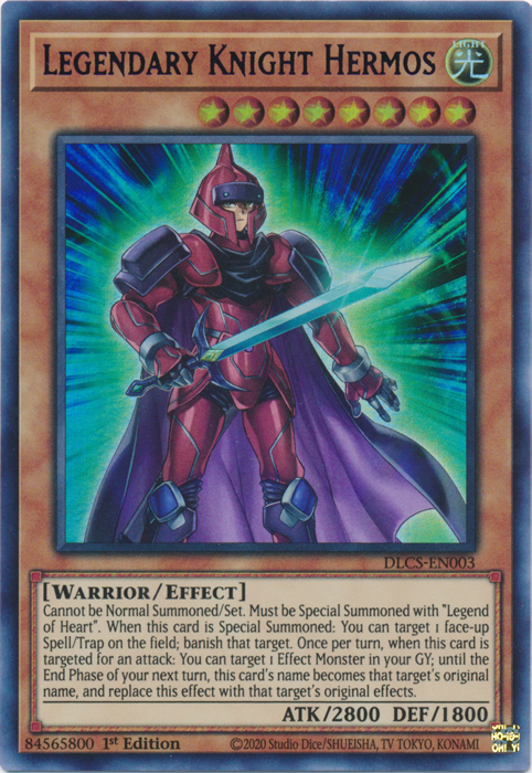 Legendary Knight Hermos (Purple) [DLCS-EN003] Ultra Rare | Gaming Infinity