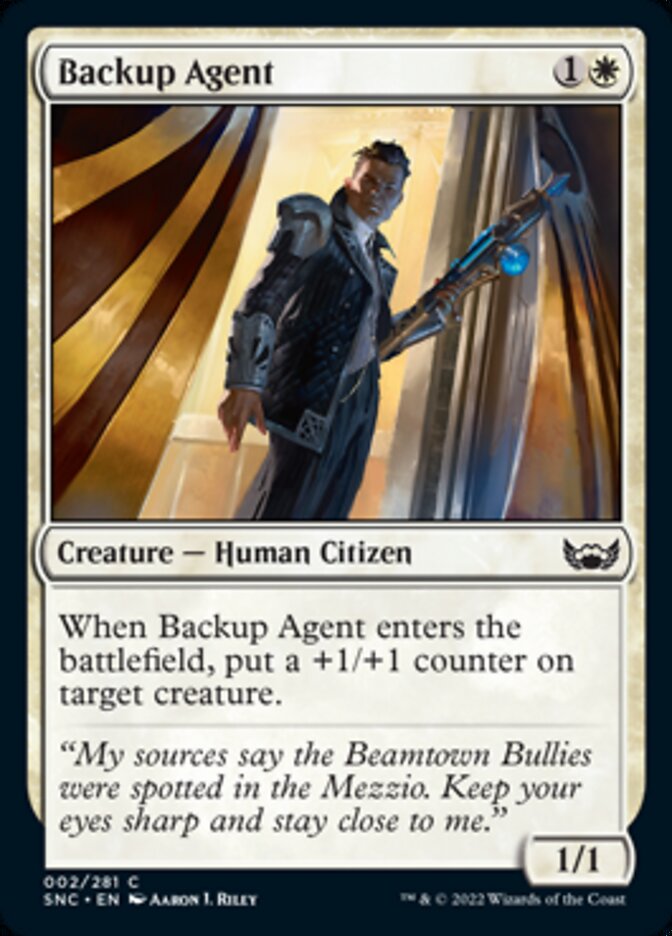 Backup Agent [Streets of New Capenna] | Gaming Infinity