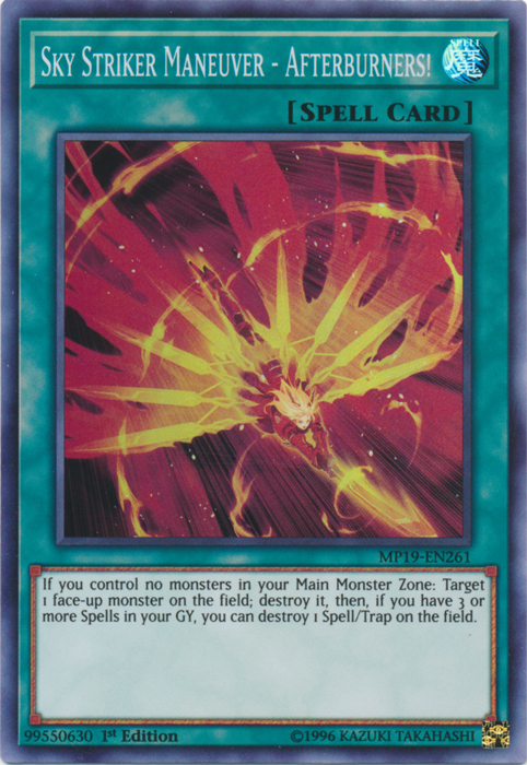 Sky Striker Maneuver - Afterburners! [MP19-EN261] Super Rare | Gaming Infinity