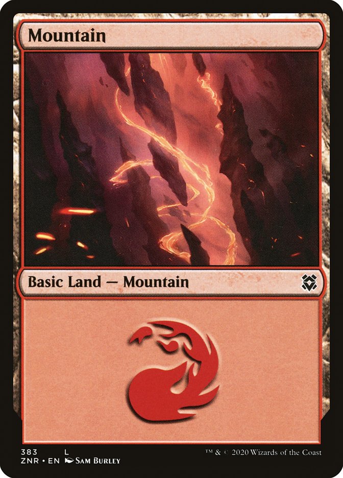 Mountain (383) [Zendikar Rising] | Gaming Infinity