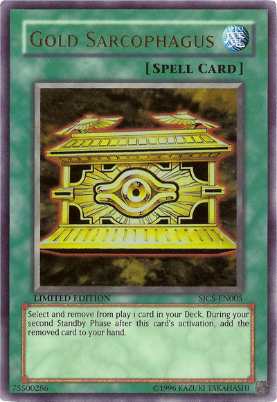 Gold Sarcophagus [SJCS-EN005] Super Rare | Gaming Infinity