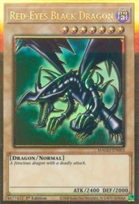 Red-Eyes Black Dragon [MAGO-EN003] Gold Rare | Gaming Infinity