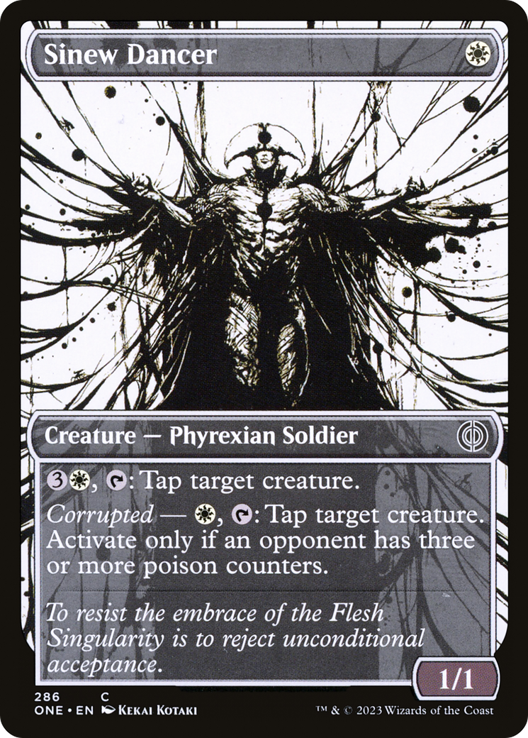 Sinew Dancer (Showcase Ichor) [Phyrexia: All Will Be One] | Gaming Infinity