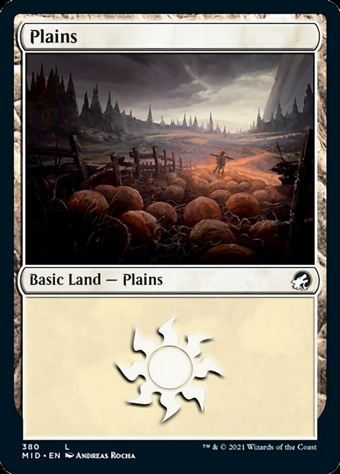 Plains (380) [Innistrad: Midnight Hunt] | Gaming Infinity