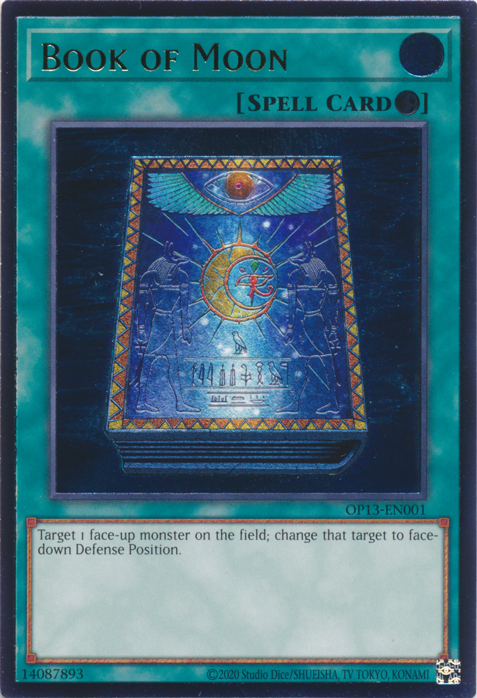 Book of Moon [OP13-EN001] Ultimate Rare | Gaming Infinity