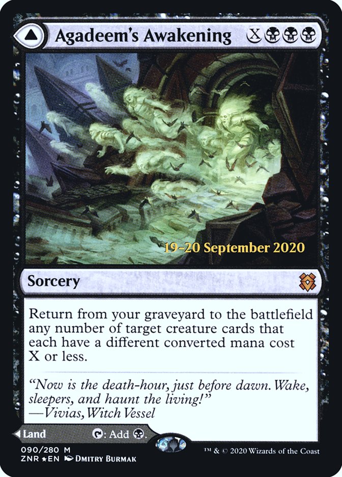 Agadeem's Awakening // Agadeem, the Undercrypt  [Zendikar Rising Prerelease Promos] | Gaming Infinity