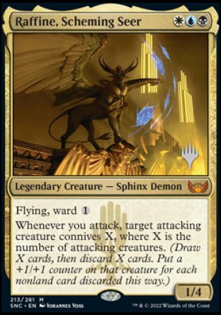 Raffine, Scheming Seer (Promo Pack) [Streets of New Capenna Promos] | Gaming Infinity
